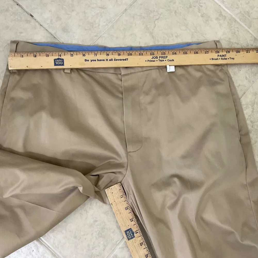 Brooks Brothers Pants Mens 37x32 Khaki Advantage Chino Clark Straight Fit Cotton